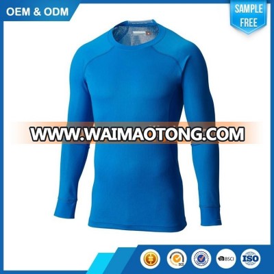 Wholesale Custom Latest Technology Warming Fomni-Heat Reflective Shirt Stretch Mens Thermal Underwear